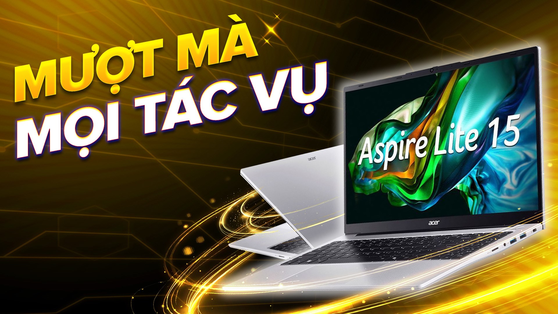 Laptop Acer Aspire Lite 15 AL15 42P R86Y - NX.D3QSV.003 (R7 7730U, 16GB, 512GB, Full HD, Win11)