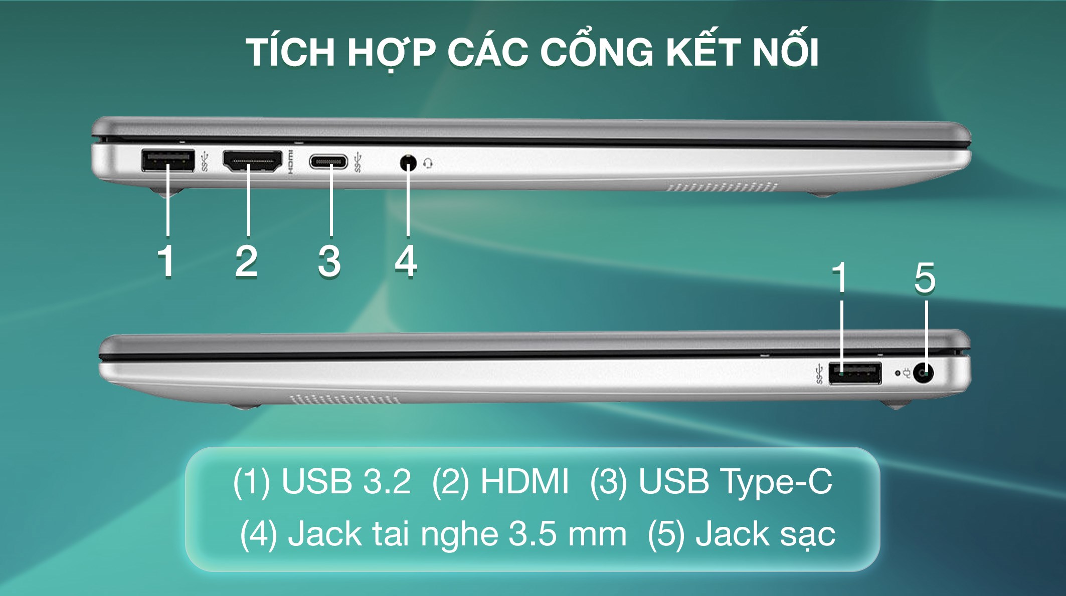 Laptop HP 240R G10 - C3RU6AT (Core 3 100U, 8GB, 512GB, Full HD, Win11)