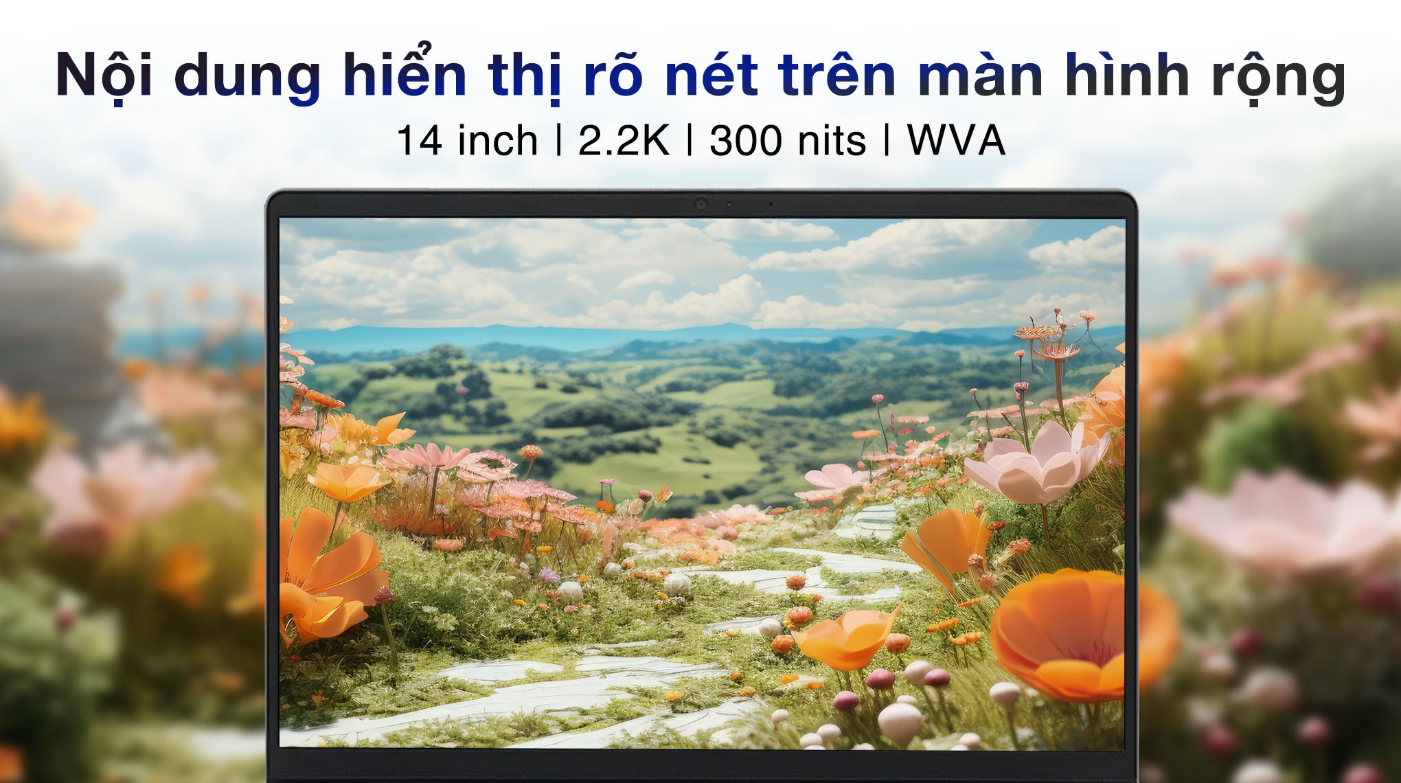 Laptop Dell Inspiron 14 5440 - 71059084 (Core 7 150U, 16GB, 1TB, MX570A 2GB, 2.2K, OfficeH24+365B, Win11)