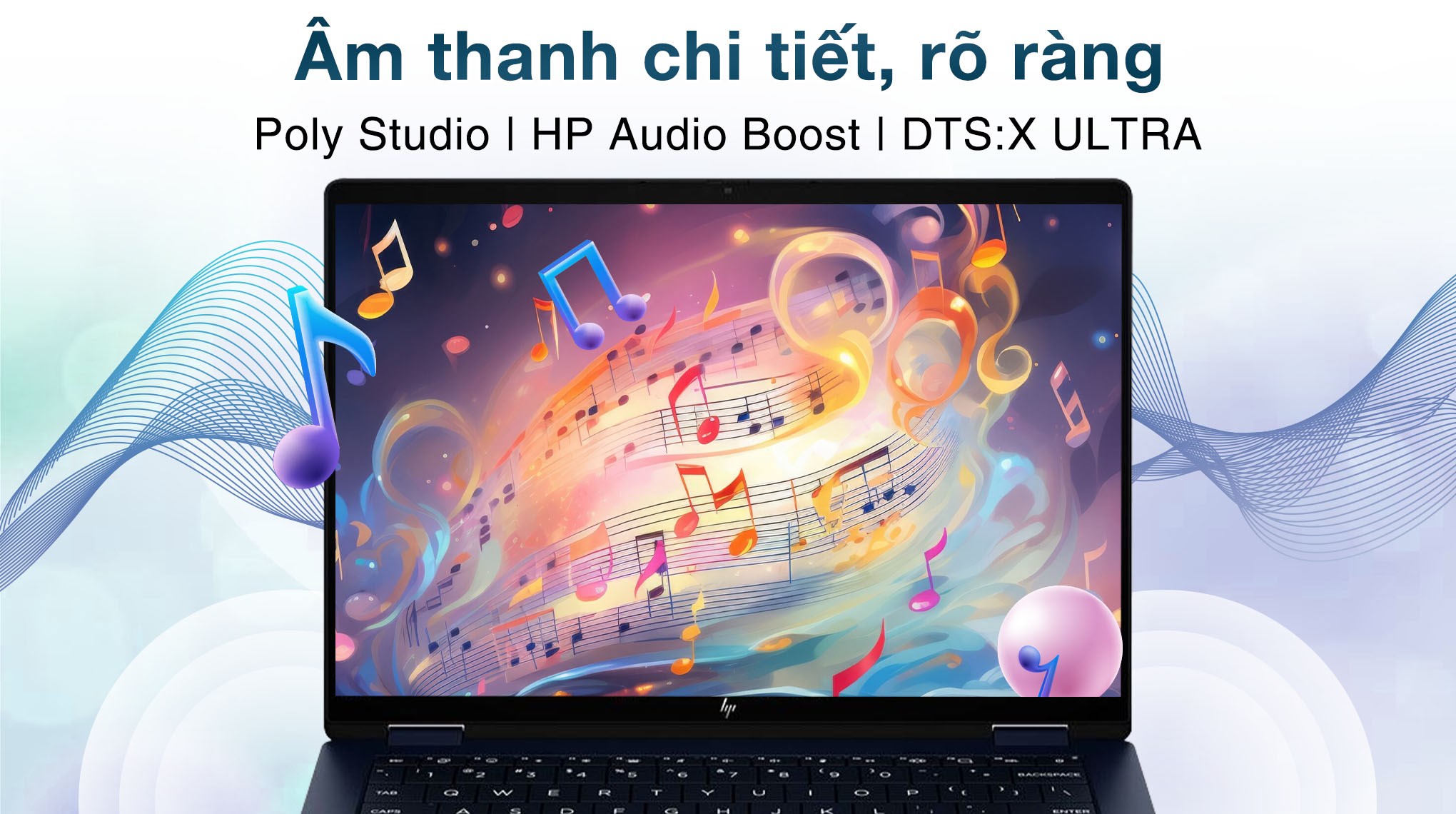 Laptop HP OmniBook X Flip 14 fm0076TU - BZ7P6PA (Ultra 7 258V, 32GB, 512GB, WUXGA, Cảm ứng, OfficeH24, Win11)