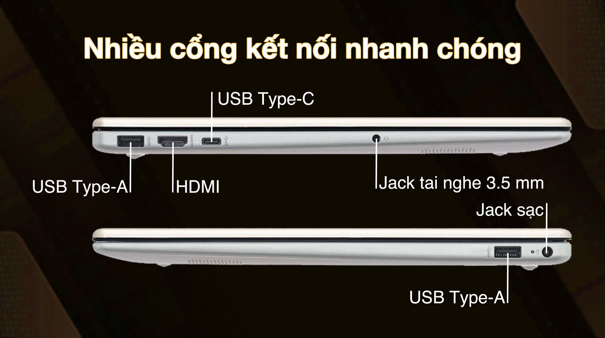 Laptop HP 15 fc0655AU - C81NGPA (R5 7430U, 16GB, 512GB, Full HD, Win11)