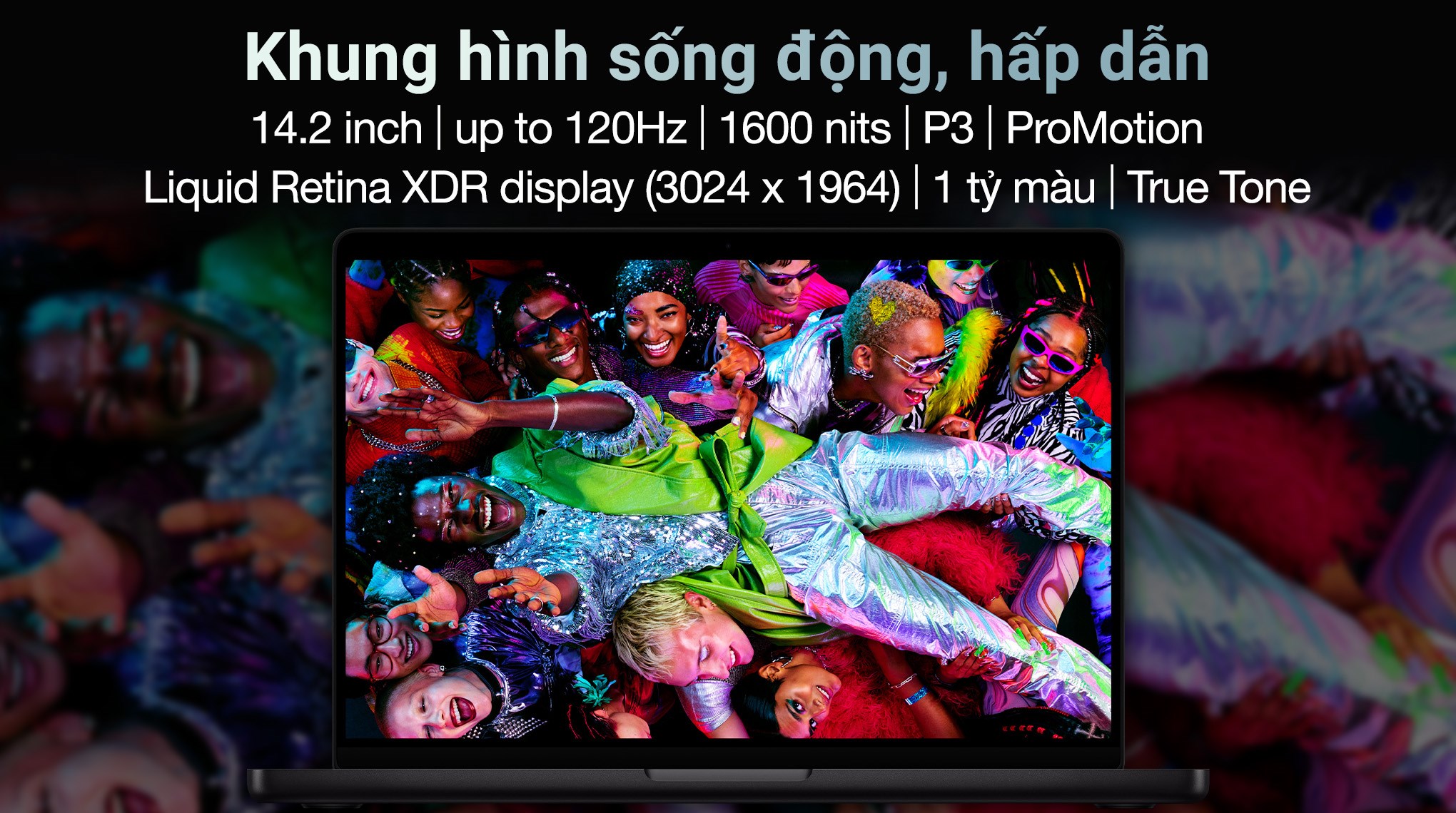 Laptop MacBook Pro 14 inch M5 16GB/512GB Sạc 96W