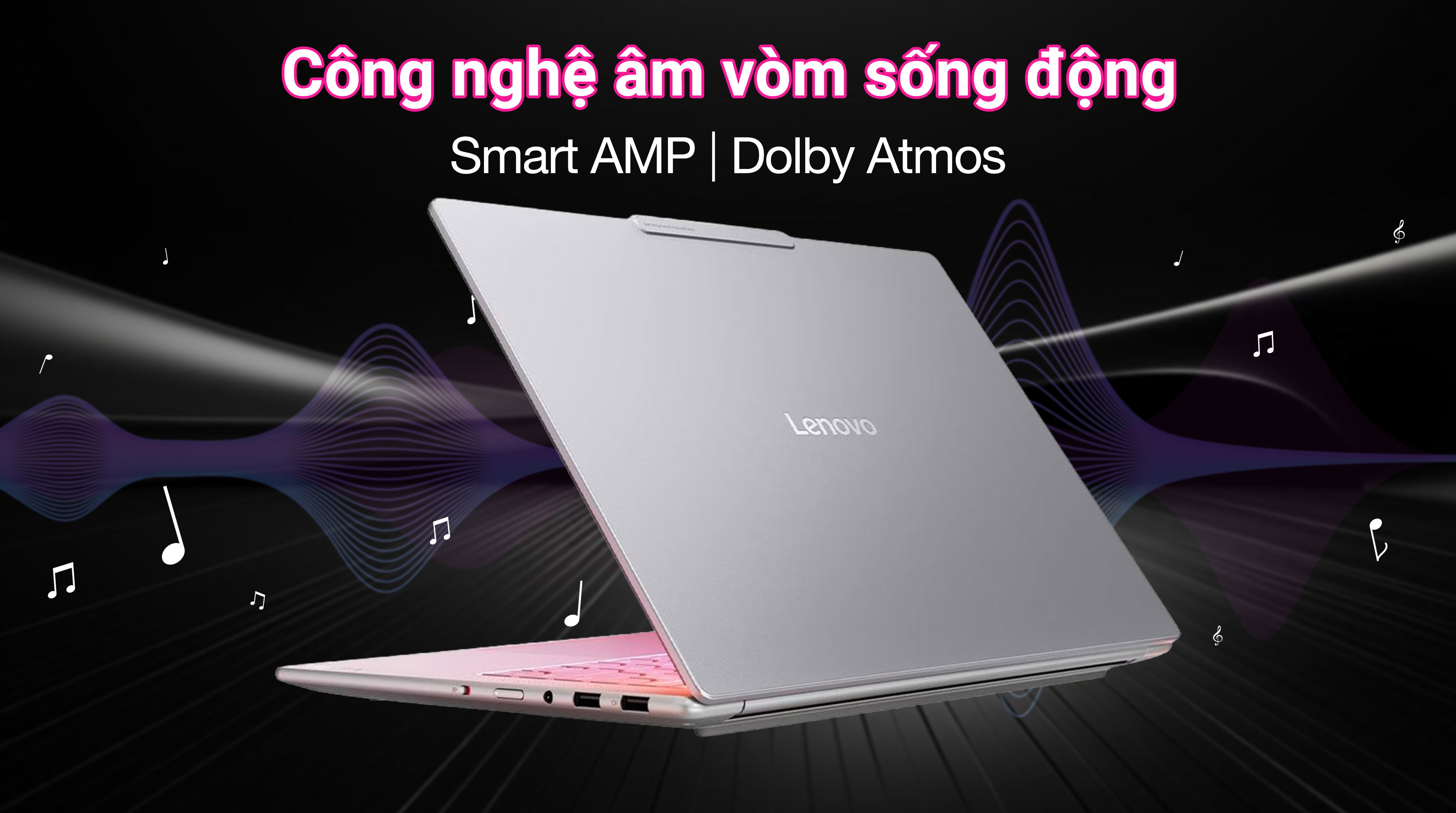 Laptop Lenovo Yoga Pro 7 14IAH10 - 83KF002BVN (Ultra 9 285H, 32GB, 1TB, 3K OLED 120Hz, Cảm ứng, OfficeH24+365, Win11)