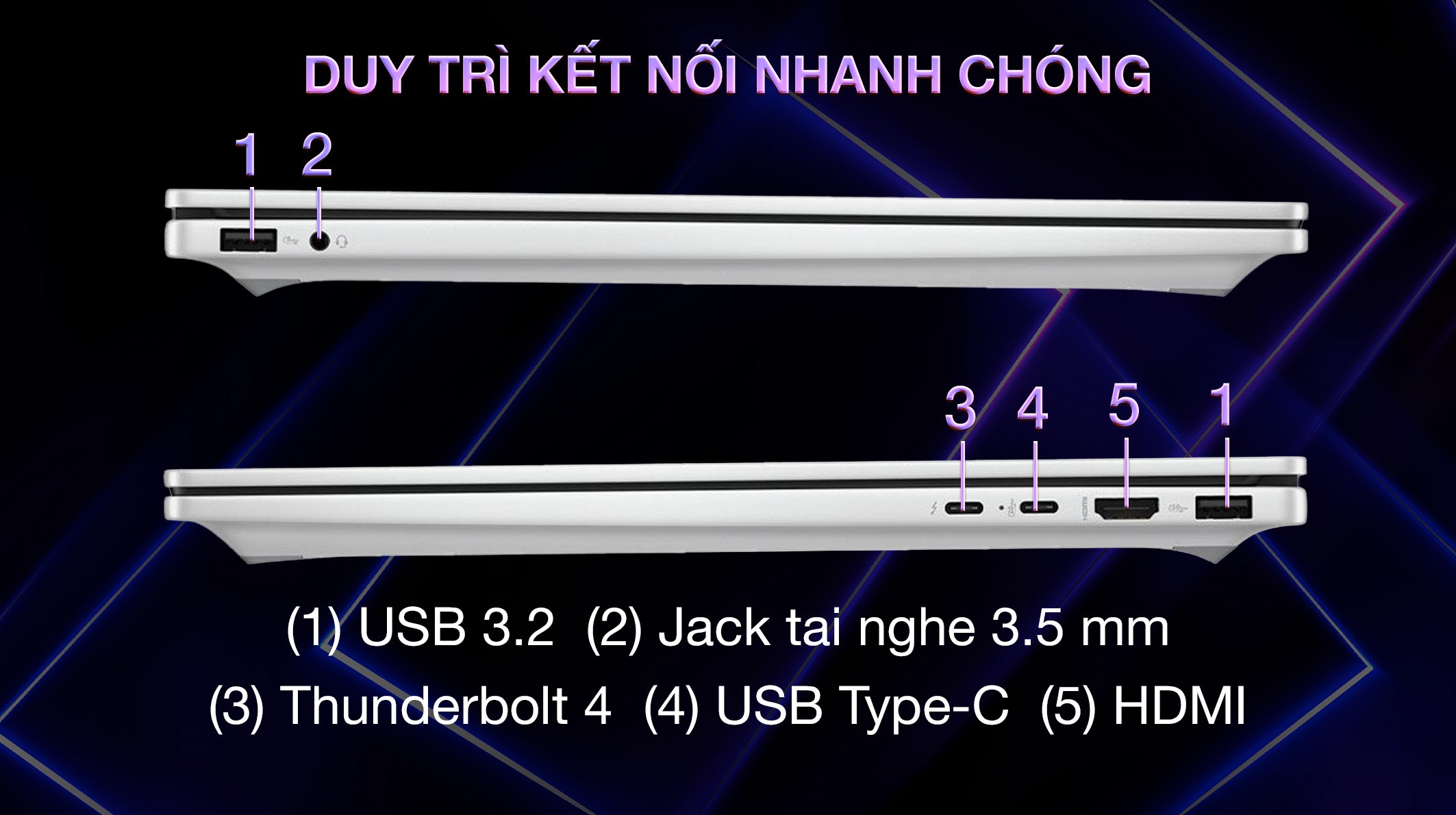 Laptop HP OmniBook 7 16 az0043TU - C2CX3PA (Core 7 240H, 32GB, 512GB, WUXGA, OfficeH24, Win11)