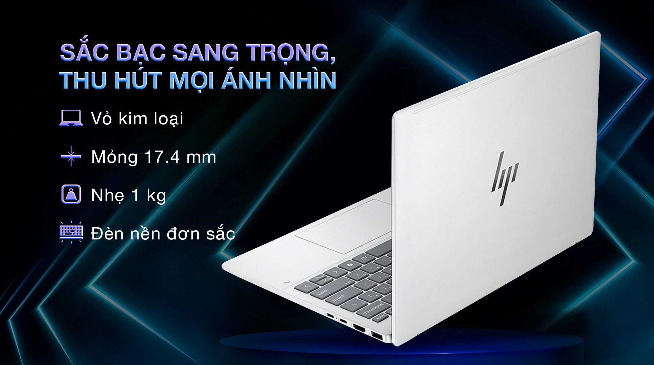 Laptop HP OmniBook 7 Aero 13 bg1083AU - BZ7R9PA (R7 Al 350, 32GB, 512GB, WUXGA, OfficeH24+365B, Win11)