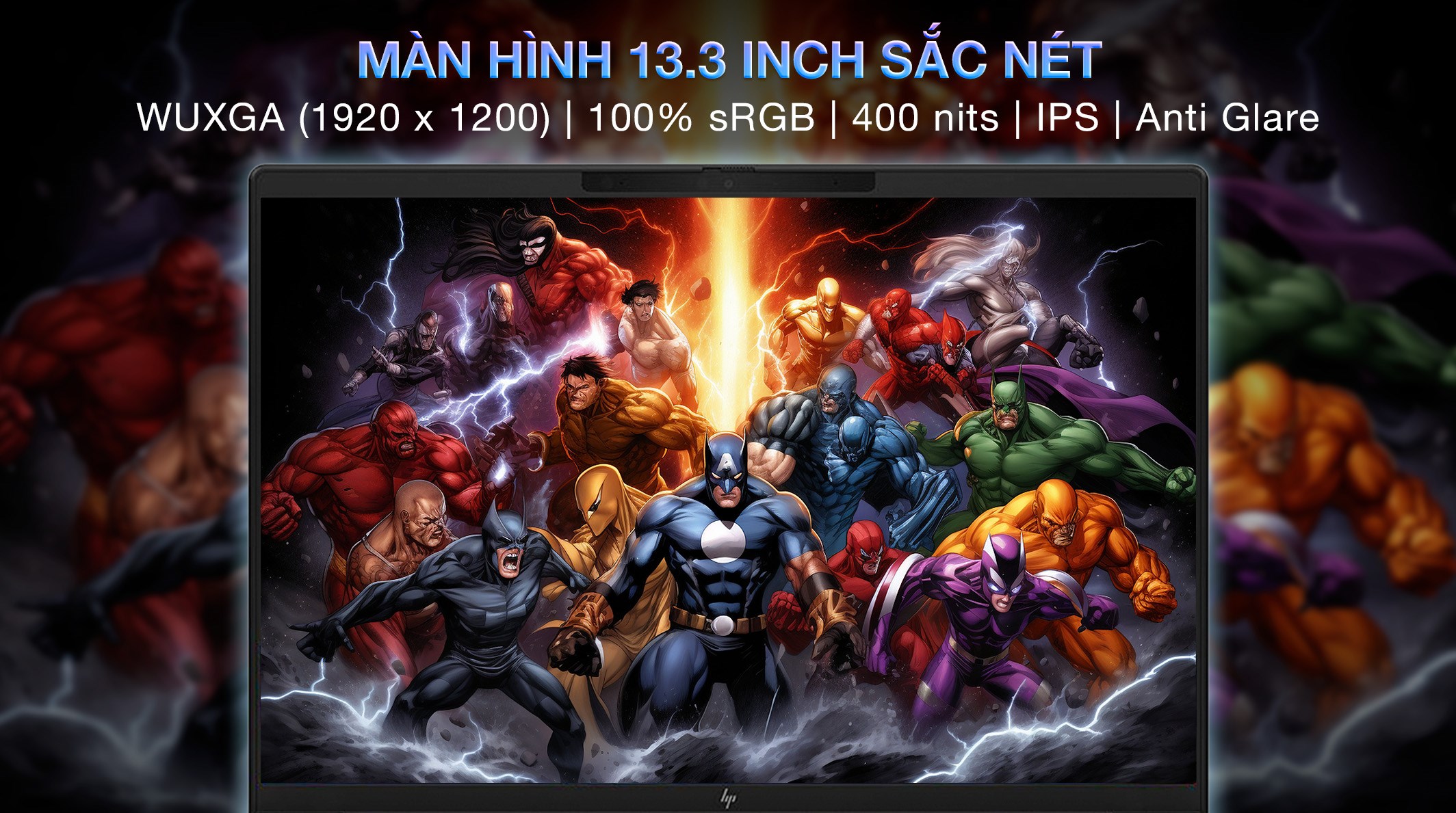 Laptop HP OmniBook 7 Aero 13 bg1083AU - BZ7R9PA (R7 Al 350, 32GB, 512GB, WUXGA, OfficeH24+365B, Win11)