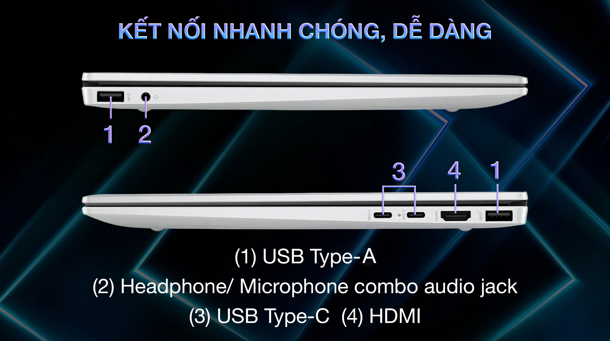 Laptop HP OmniBook 7 Aero 13 bg1083AU - BZ7R9PA (R7 Al 350, 32GB, 512GB, WUXGA, OfficeH24+365B, Win11)