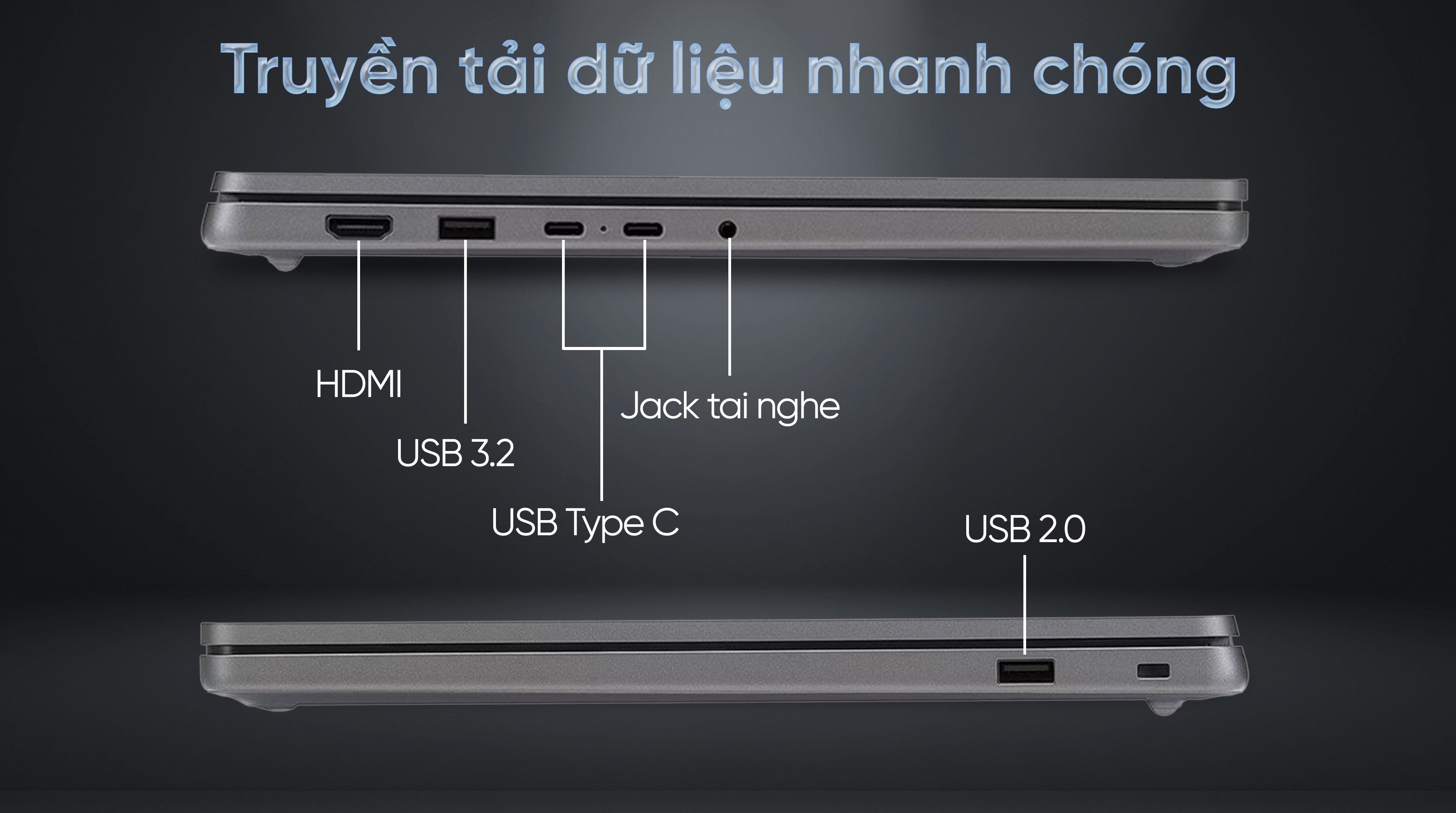Laptop LG Grambook 15U50T - 15U50T-G.AV56A5 (i5 1334U, 16GB, 512GB, Full HD, Win11)