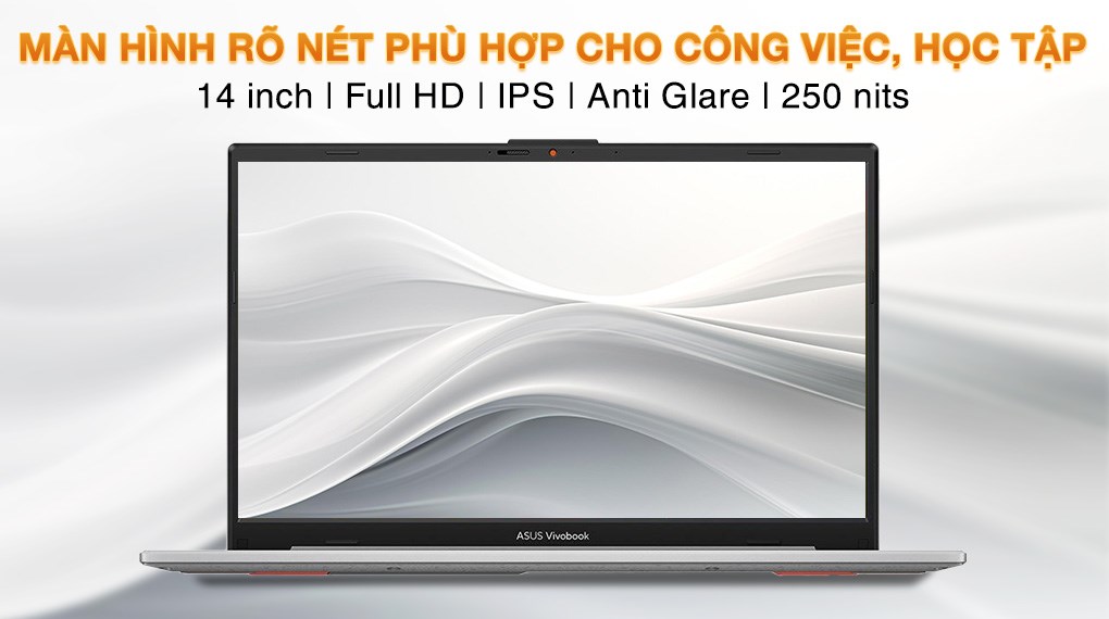 Laptop Asus Vivobook Go E1404FA - EB482W (R5 7520U, 16GB, 512GB, Full HD, Win11)