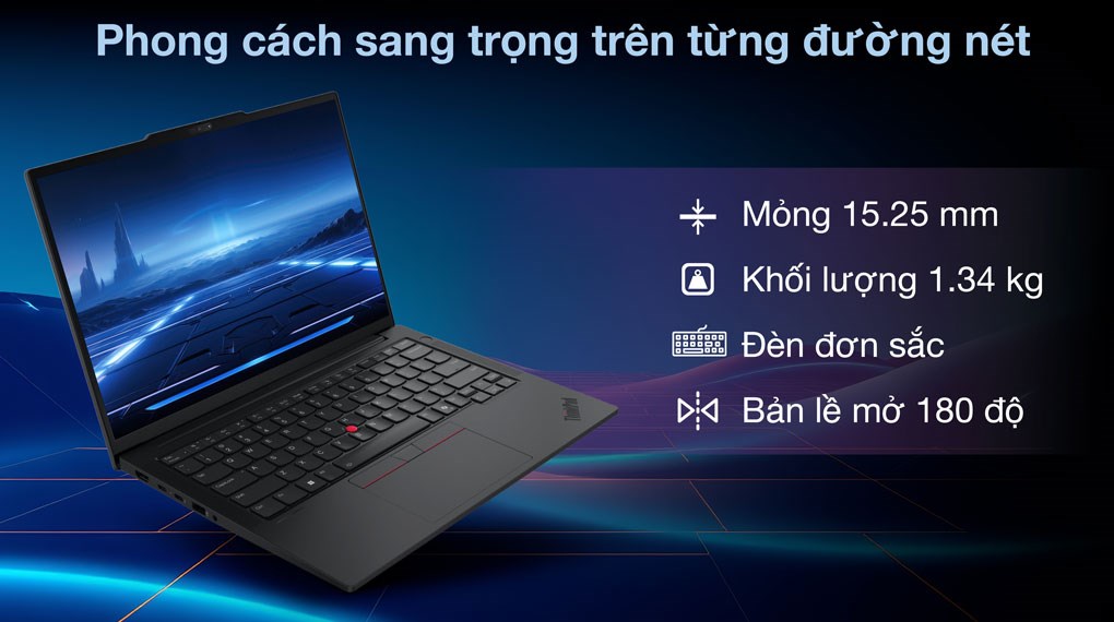Laptop Lenovo ThinkPad E14 Gen 7 - 21SX0032VN (Ultra 7 255H, 32GB, 1TB, WUXGA, Win11)
