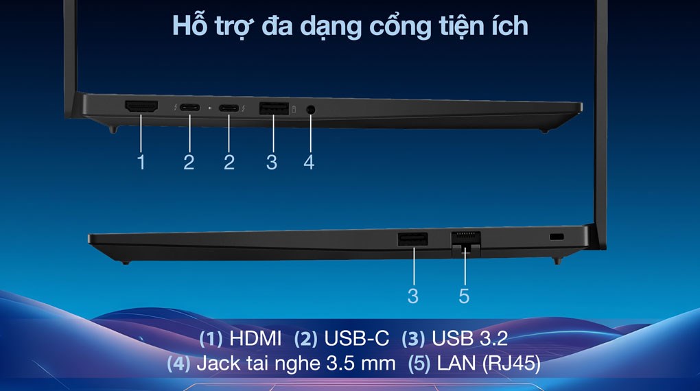Laptop Lenovo ThinkPad E14 Gen 7 - 21SX0032VN (Ultra 7 255H, 32GB, 1TB, WUXGA, Win11)