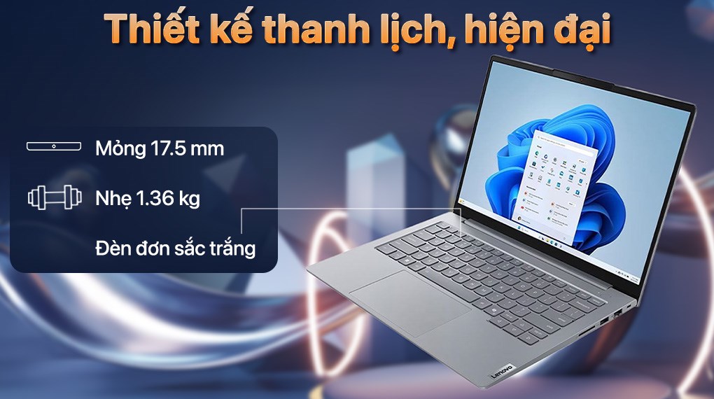 Laptop Lenovo ThinkBook 14 G8 - 21SG007TVN (Core 7 240H, 16GB, 512GB, WUXGA, Win11)