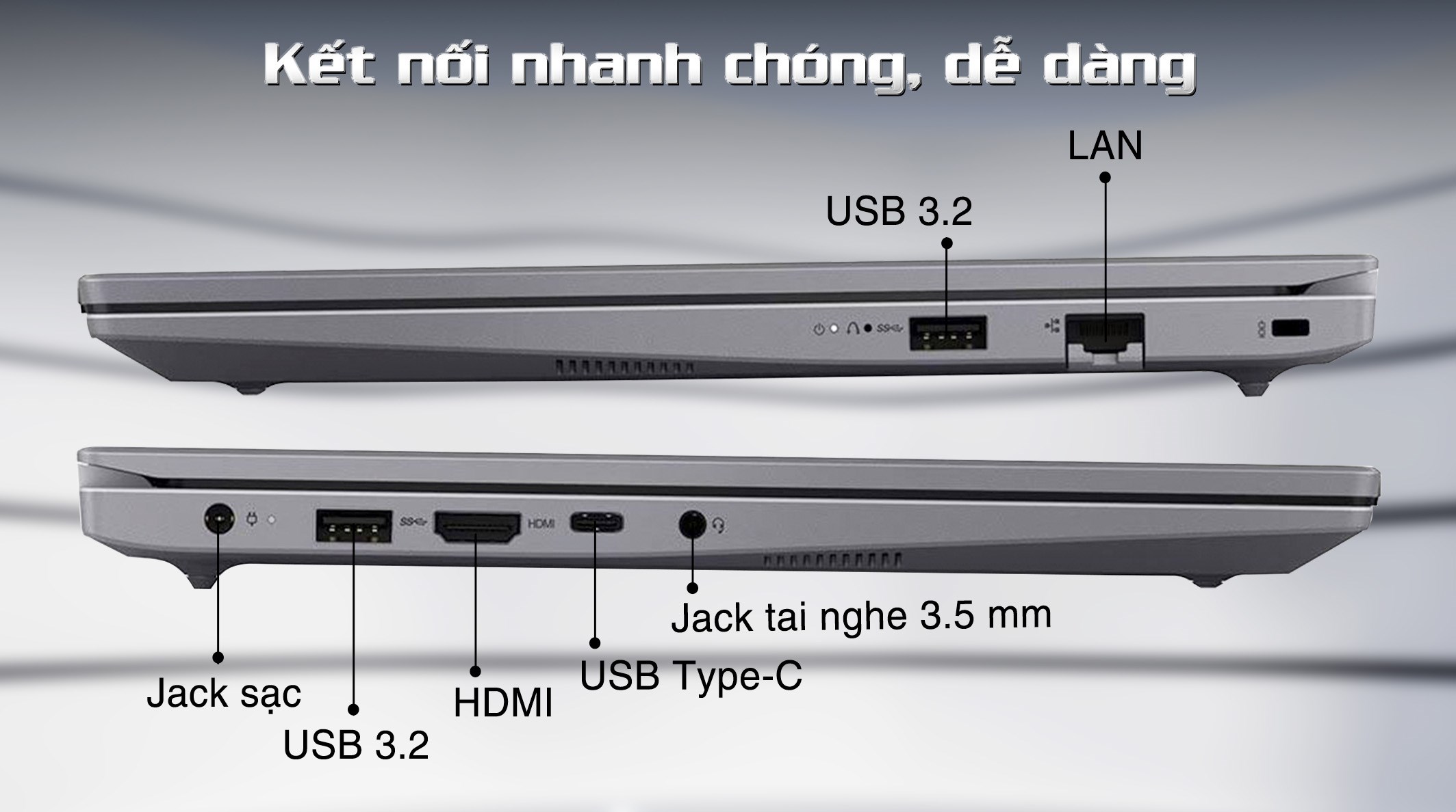 Laptop Lenovo V14 G5 - 83HD005JVN (i5 13420H, 16GB, 512GB, Full HD, Win11)