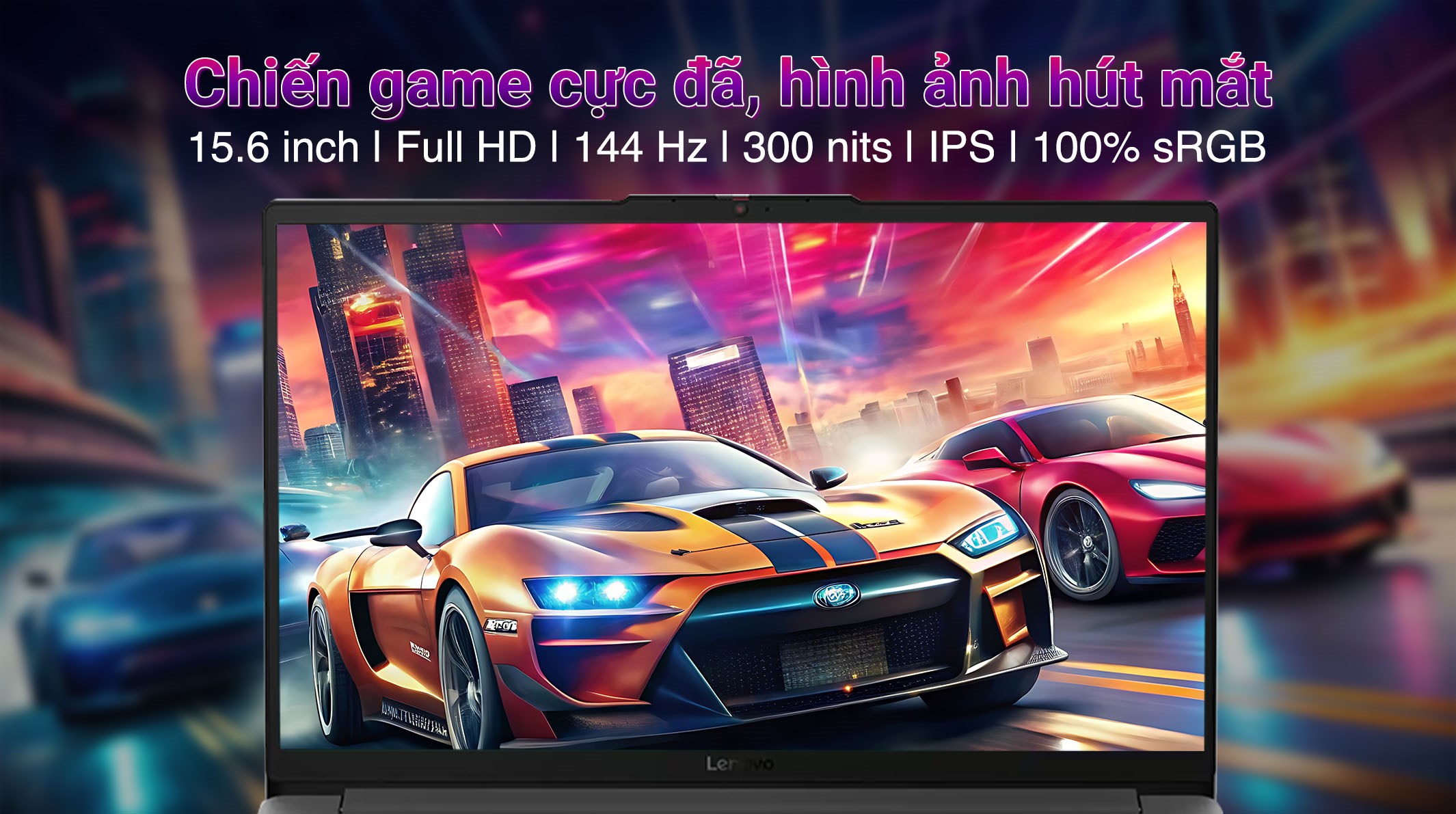 Laptop Lenovo Gaming LOQ 15ARP10E - 83S0000EVN (R7 7735HS, 16GB, 1TB, RTX 4050 6GB, Full HD, 144Hz, Win11)