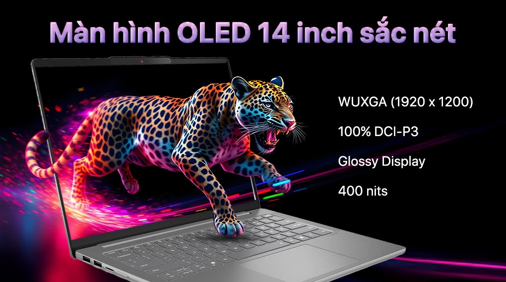 Laptop Lenovo Ideapad Slim 5 OLED 14AKP10 - 83HX00B2VN (R5 330, 16GB, 1TB, WUXGA, Win11)