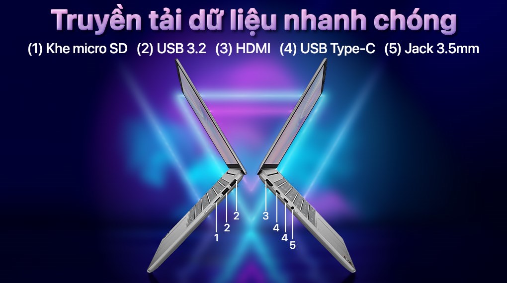 Laptop Lenovo Ideapad Slim 5 OLED 14AKP10 - 83HX00B2VN (R5 330, 16GB, 1TB, WUXGA, Win11)