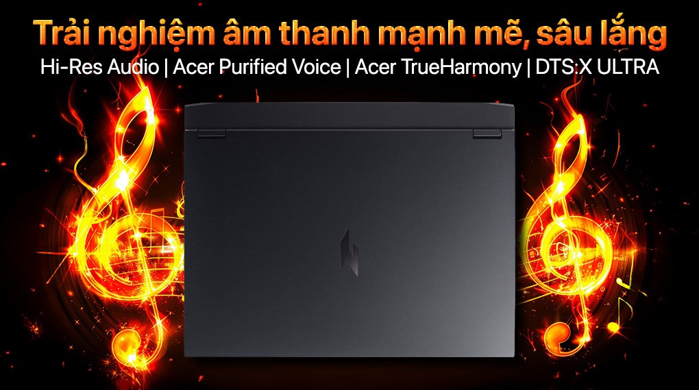 Laptop Acer Gaming Nitro V 16S AI ProPanel ANV16S 41 R337 - NH.QZZSV.002 (R7 260, 16GB, 1TB, RTX 5050 8GB, FHD+ 180Hz, Win11)