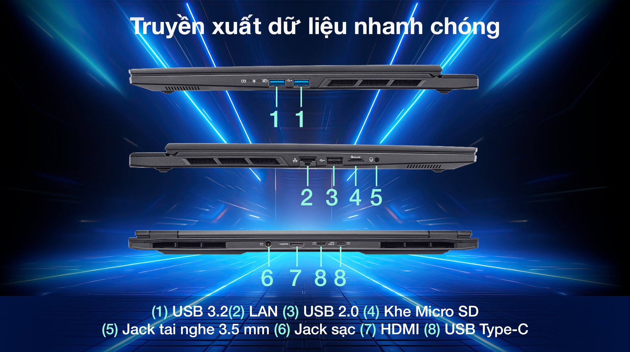 Laptop Acer Gaming Nitro ProPanel AN16S 61 R193 - NH.QXTSV.001 (R9 AI 365, 16GB, 512GB, RTX 5070 8GB, 2K+ 180Hz, Win11)