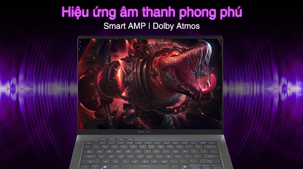 Laptop Asus Gaming ROG Zephyrus G14 GA403WM - QS051WS (R9 AI HX370, 32GB, 1TB, RTX 5060 8GB, 3K OLED 120Hz, OfficeH24+365B, Win11)