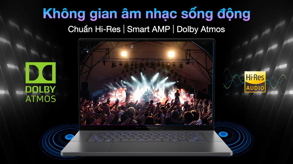 Laptop Asus Gaming ROG Zephyrus G16 GU605CX - QR147W (Ultra 9 285H, 64GB, 2TB, RTX 5090 24GB, WQXGA OLED 240Hz, Win11)