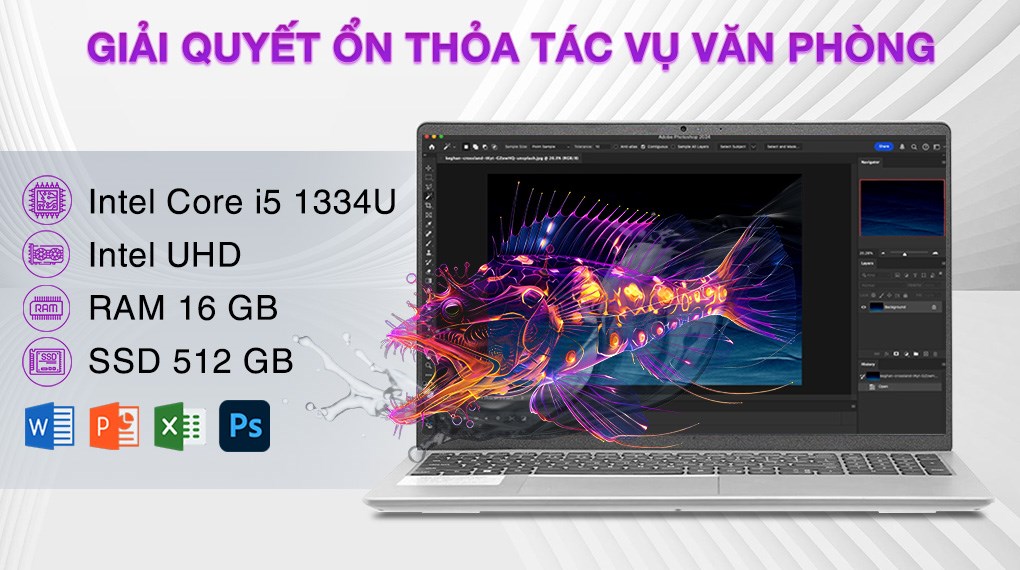 Laptop Dell 15 DC15250 - 71084746 (i5 1334U, 16GB, 512GB, Full HD 120Hz, OfficeHS24+365, Win11)