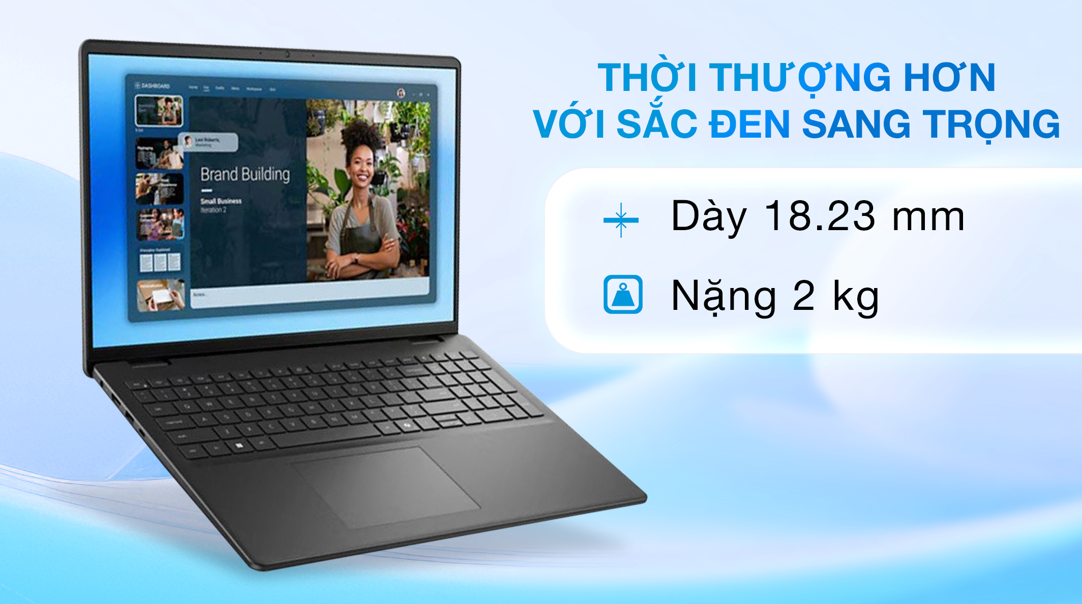 Laptop Dell 16 DC16250 - C7U161W11BLU (Core 7 150U, 16GB, 1TB, Full HD+, Cảm ứng, OfficeH24+365, Win11)
