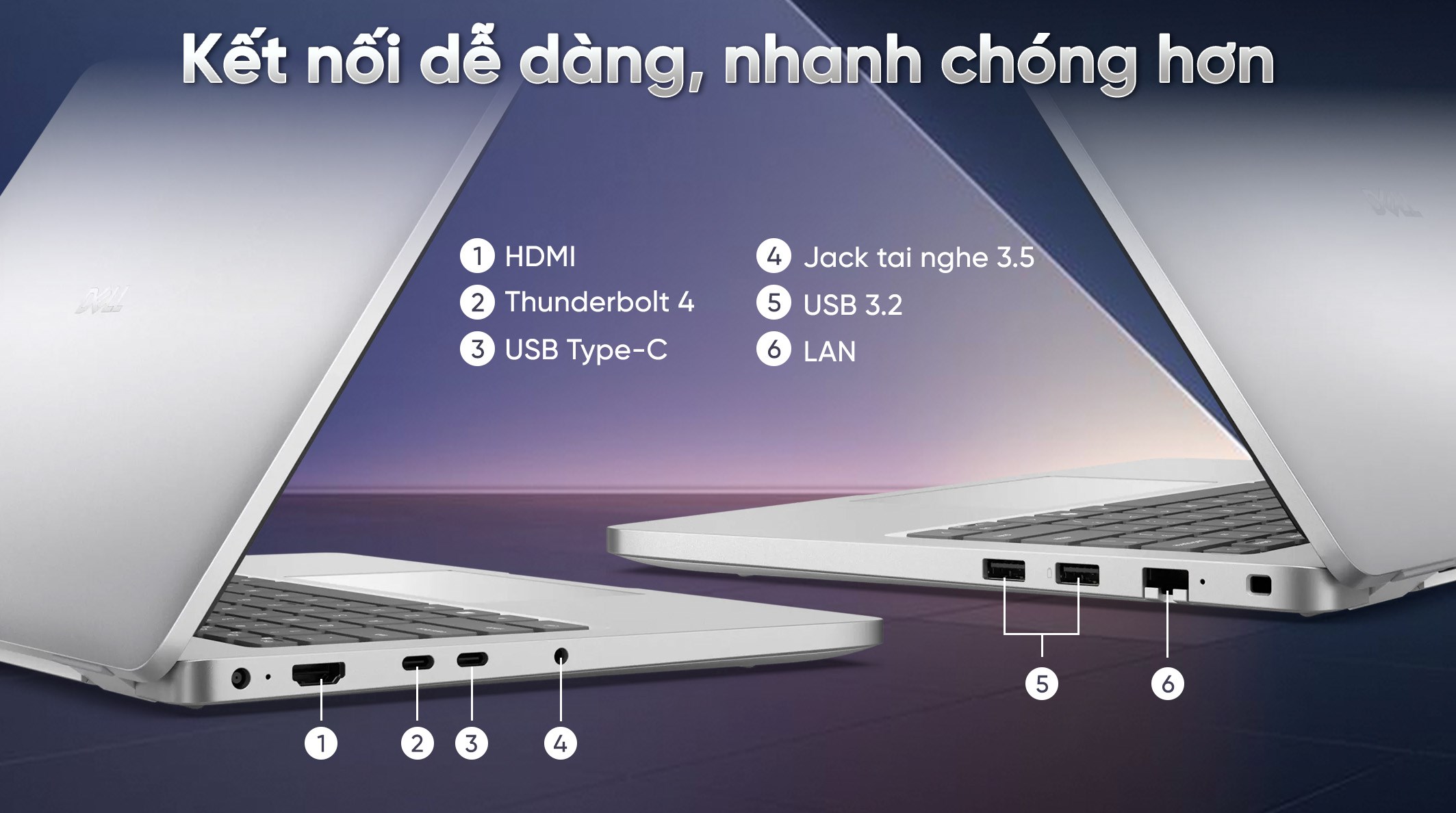 Laptop Dell Pro 14 PC14250 - 235U-16512W (Ultra 5 235U, 16GB, 512GB, Full HD+, KYHD, Win11Pro)