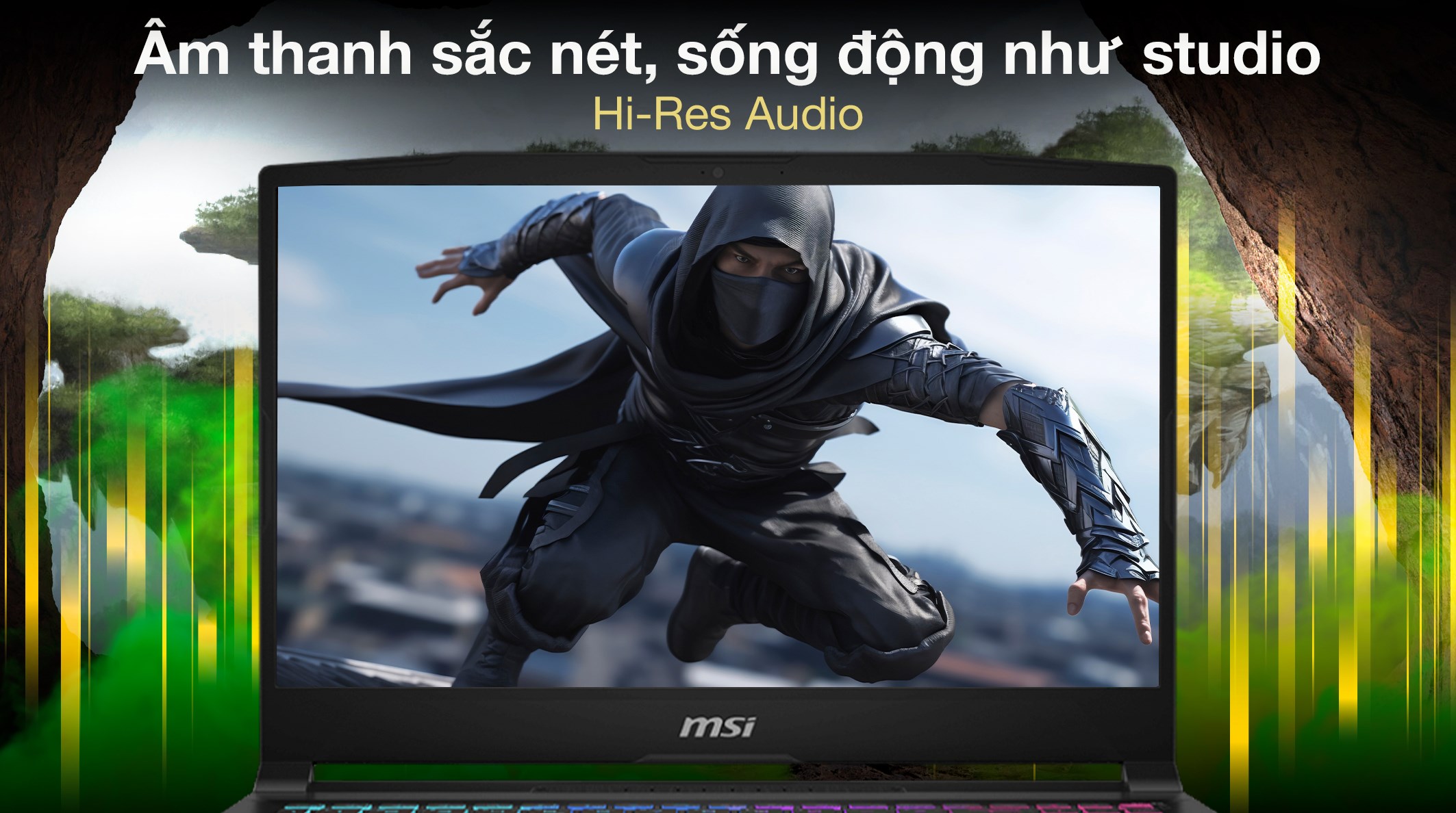 Laptop MSI Gaming Katana 15 HX B14WGK - 022VN (i9 14900HX, 32GB, 1TB, RTX 5070 8GB, QHD 165Hz, Win11)