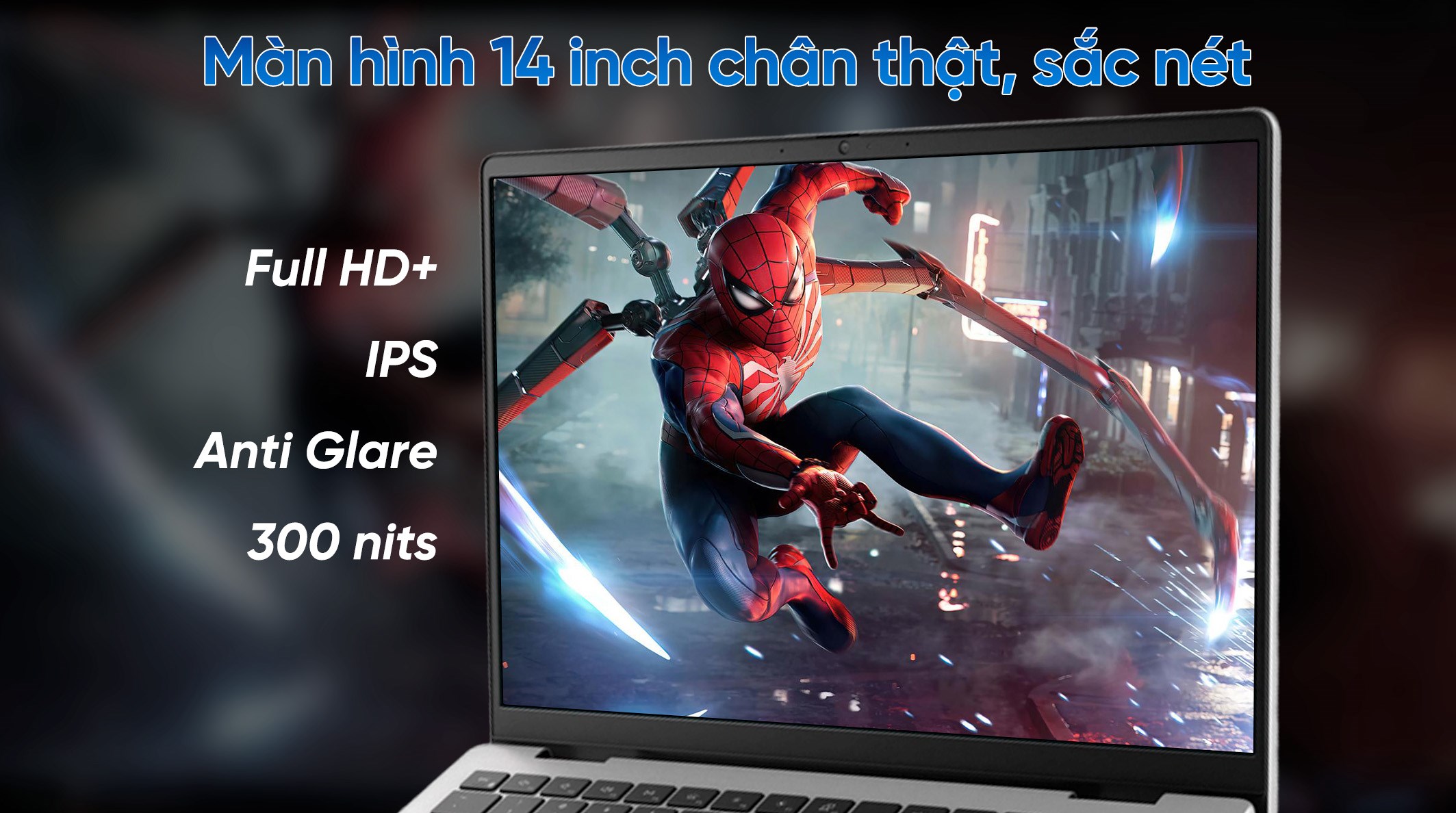 Laptop Dell 14 DC14255 - 71083617 (R7 AI 350, 16GB, 1TB, Full HD+, OfficeH24+365, Win11)
