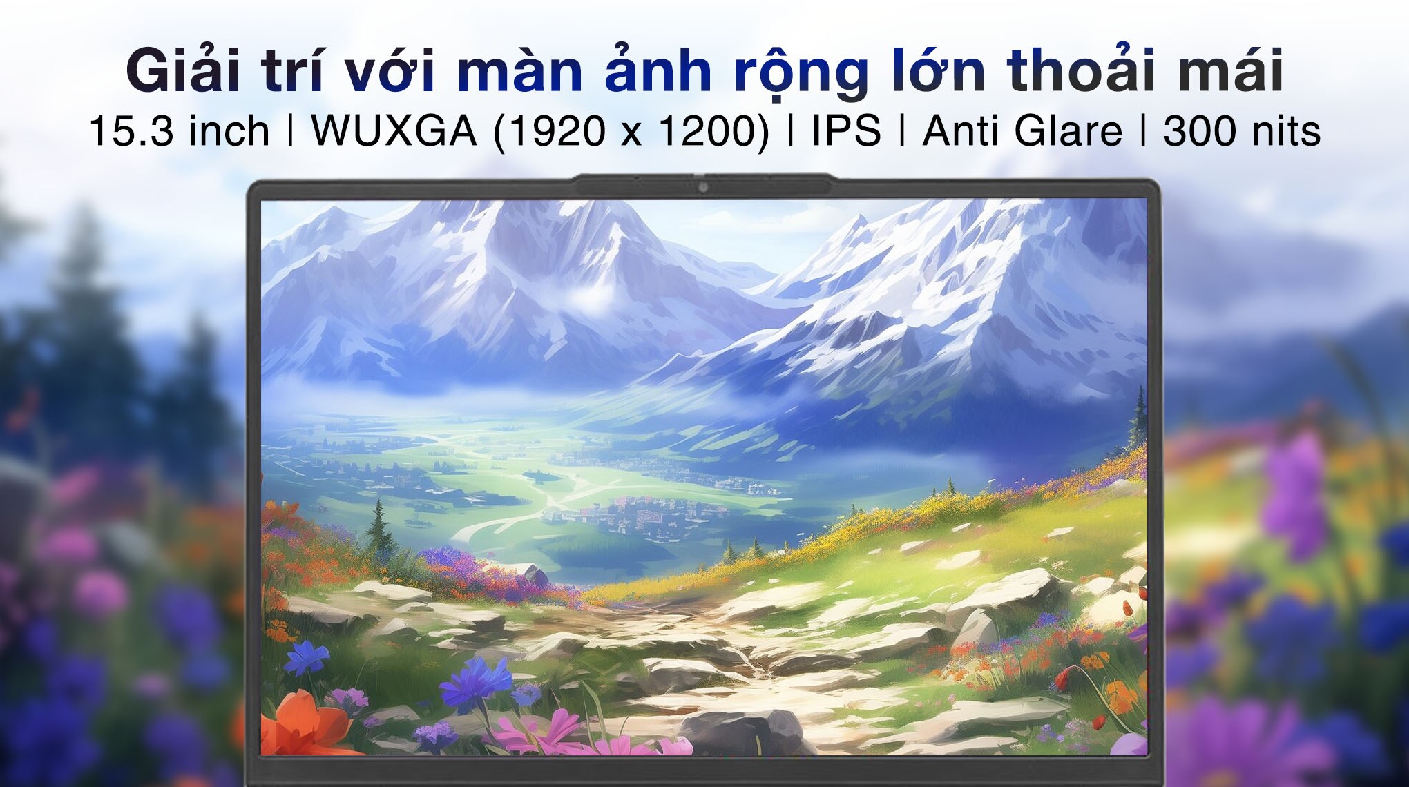 Laptop Lenovo IdeaPad Slim 3 15ARP10 - 83K700EPVN (R5 7535HS, 16GB, 512GB, WUXGA, Win11)