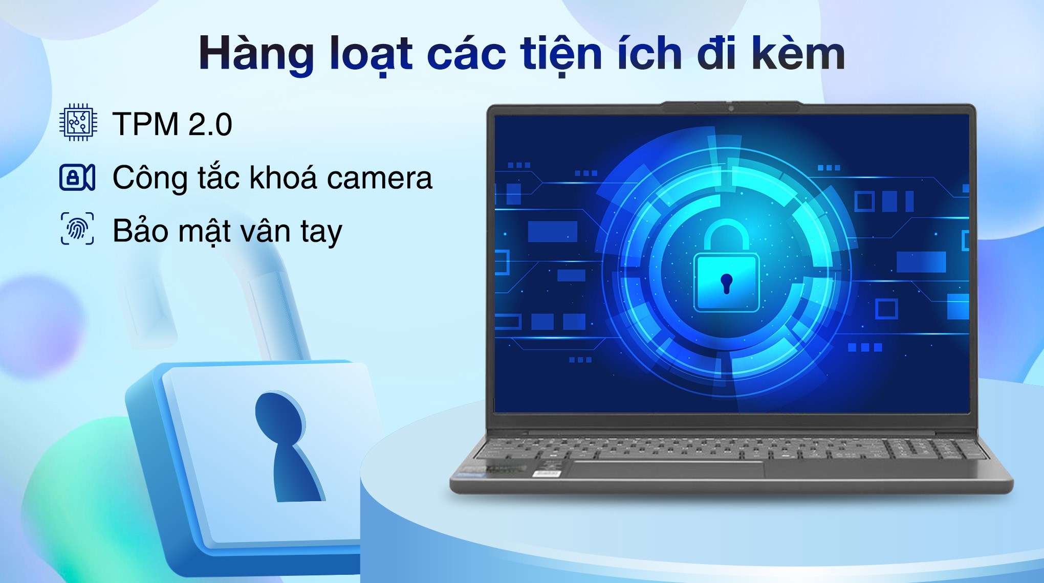 Laptop Lenovo IdeaPad Slim 3 15ARP10 - 83K700EPVN (R5 7535HS, 16GB, 512GB, WUXGA, Win11)