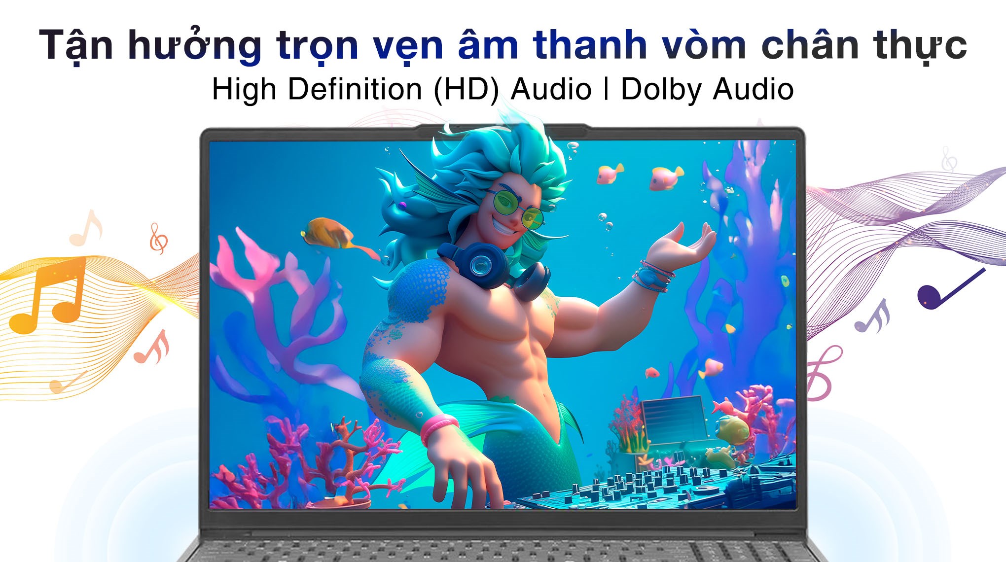 Laptop Lenovo IdeaPad Slim 3 15ARP10 - 83K700EPVN (R5 7535HS, 16GB, 512GB, WUXGA, Win11)