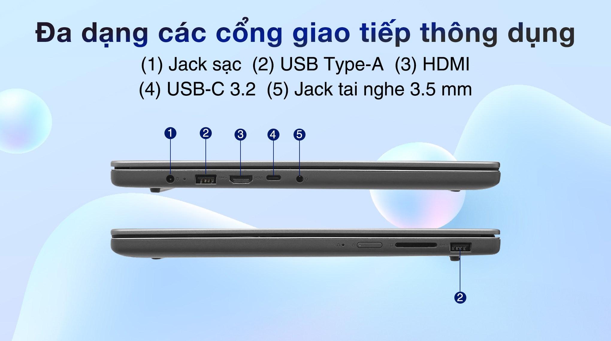 Laptop Lenovo IdeaPad Slim 3 15ARP10 - 83K700EPVN (R5 7535HS, 16GB, 512GB, WUXGA, Win11)