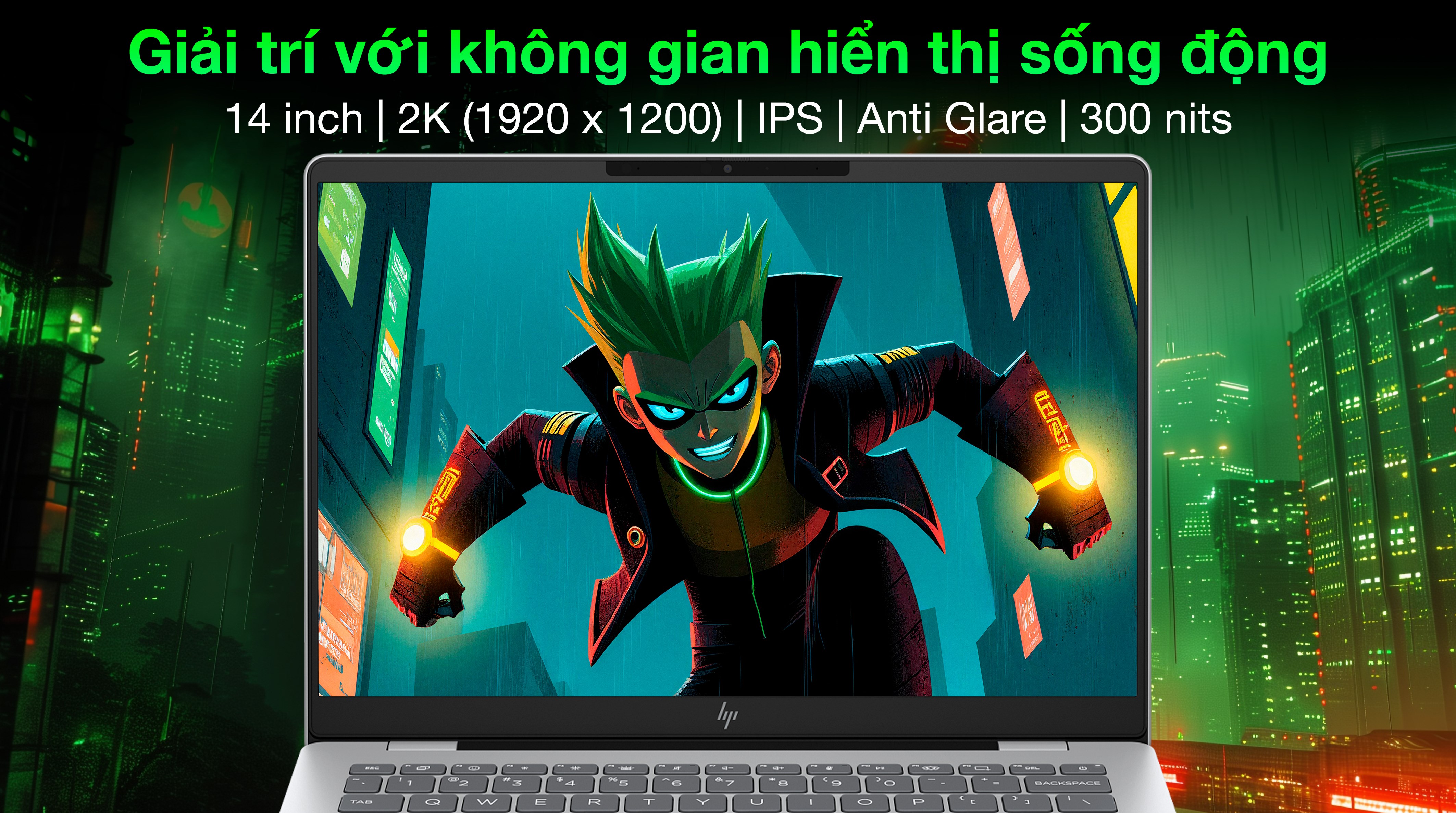 Laptop HP OmniBook 7 14 fs0043TU - C1MN3PA (Core 5 210H, 16GB, 512GB, 2K, OfficeH24+365, Win11)