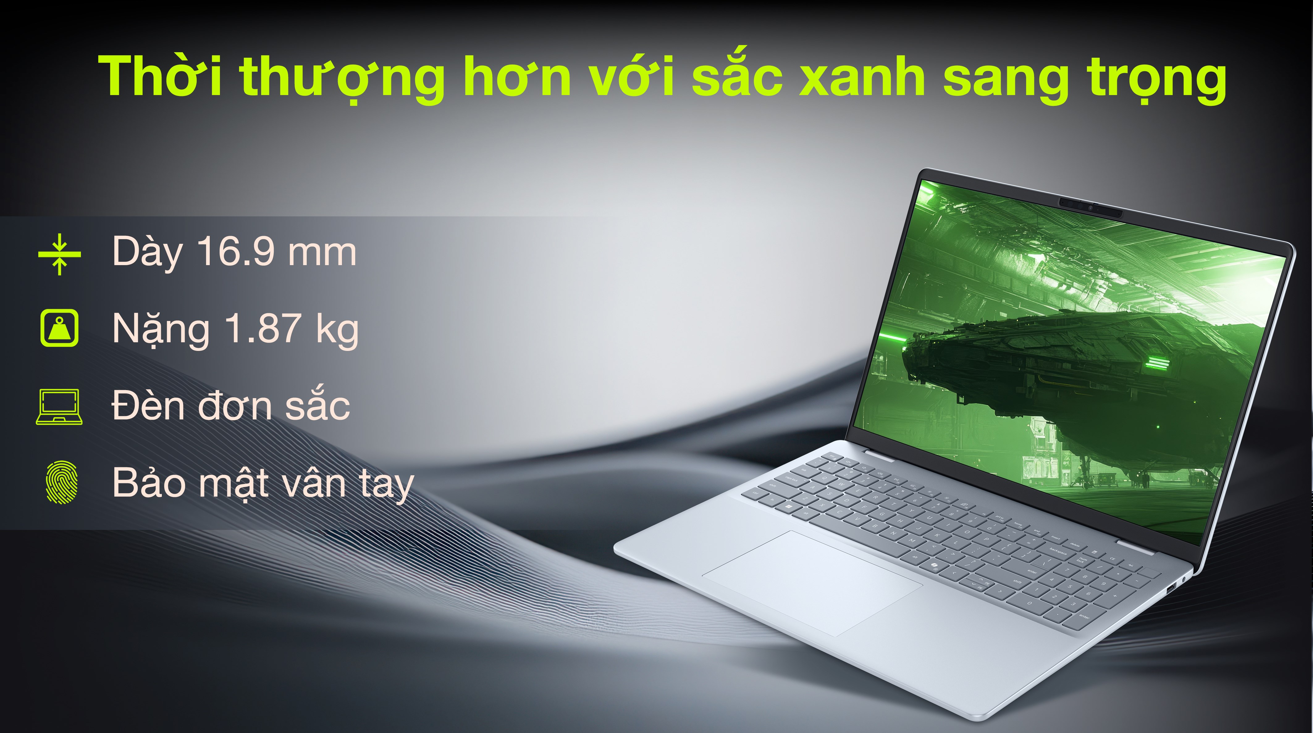 Laptop Dell 16 Plus DB16250 - DB6U5387W1 (Ultra 5 226V, 16GB, 1TB, WQXGA, OfficeH24+365, Win11)
