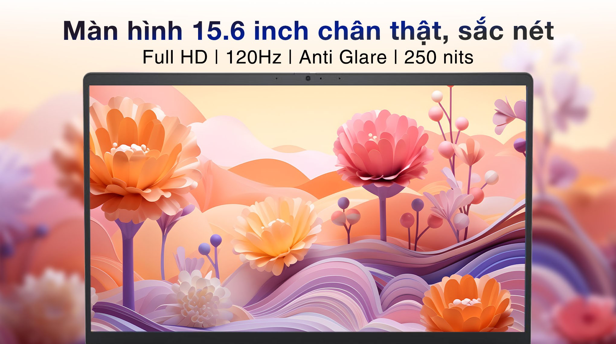 Laptop Dell 15 DC15250 - DC5I7952W1 (i7 1355U, 16GB, 512GB, Full HD+ 120Hz, OfficeH24+365, Win11)