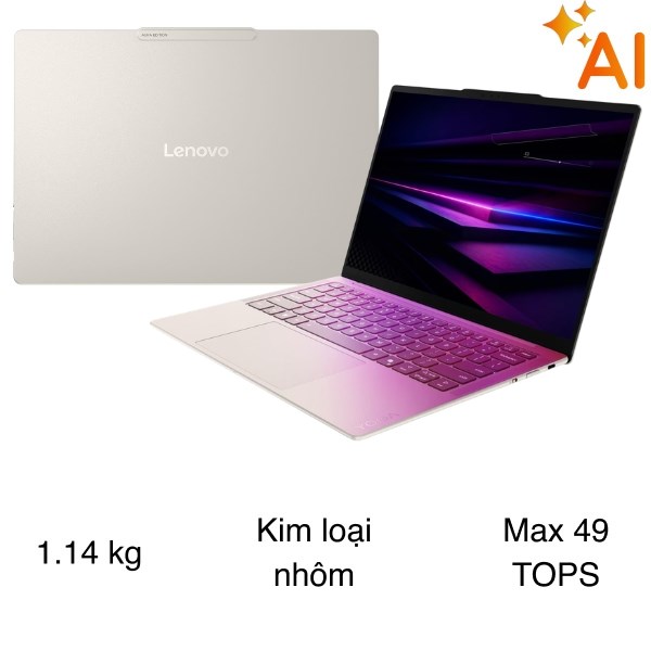 Laptop Lenovo Yoga Slim 7 OLED 14IPH11 (Ultra 7 355, 32GB, 1TB, WUXGA OLED, OfficeH24 365, Win11)