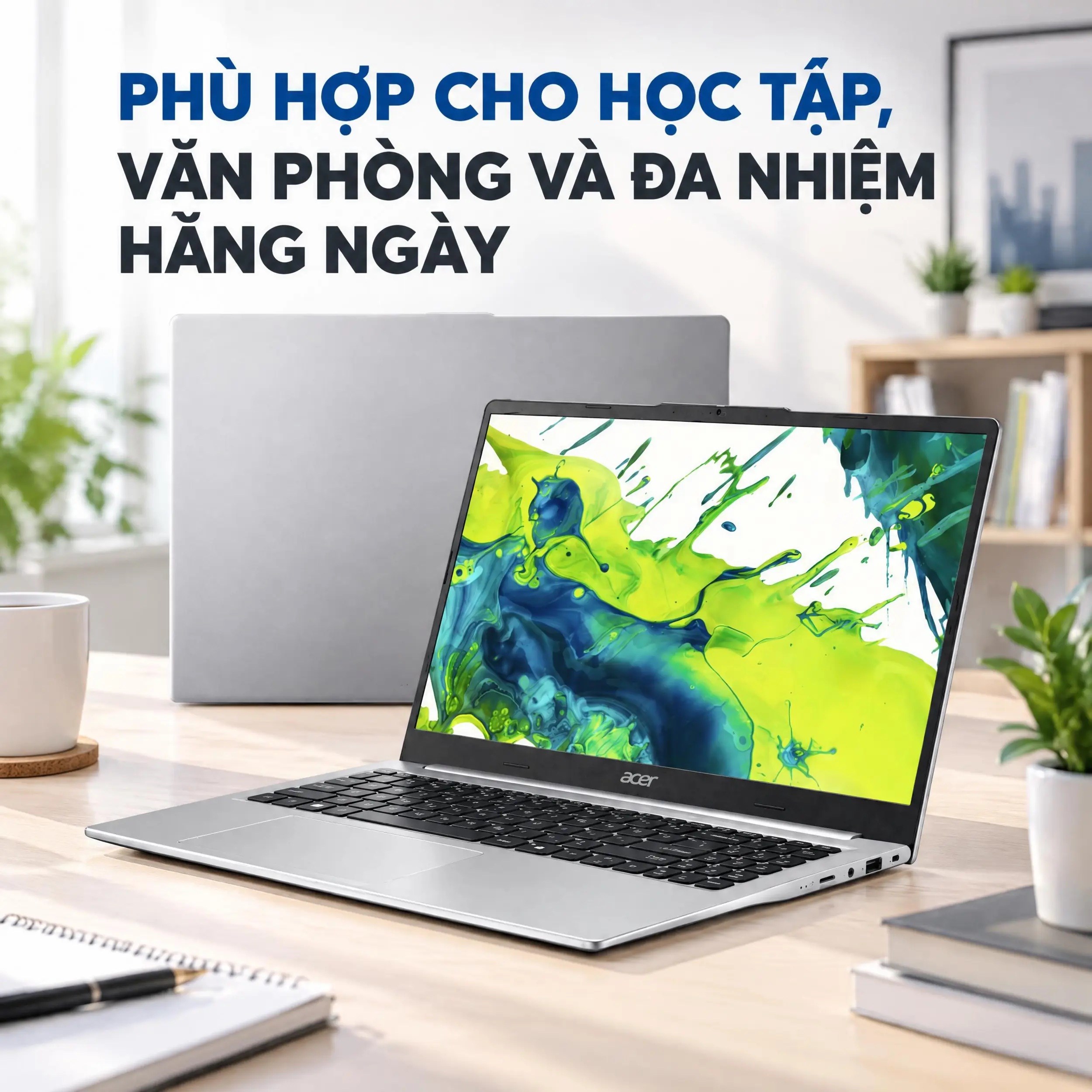 Laptop Acer Aspire Lite 15 AL15-49P-R6XX - NX.DRZSV.002 (R5 7430U, 8GB, 512GB, Full HD, Win11)
