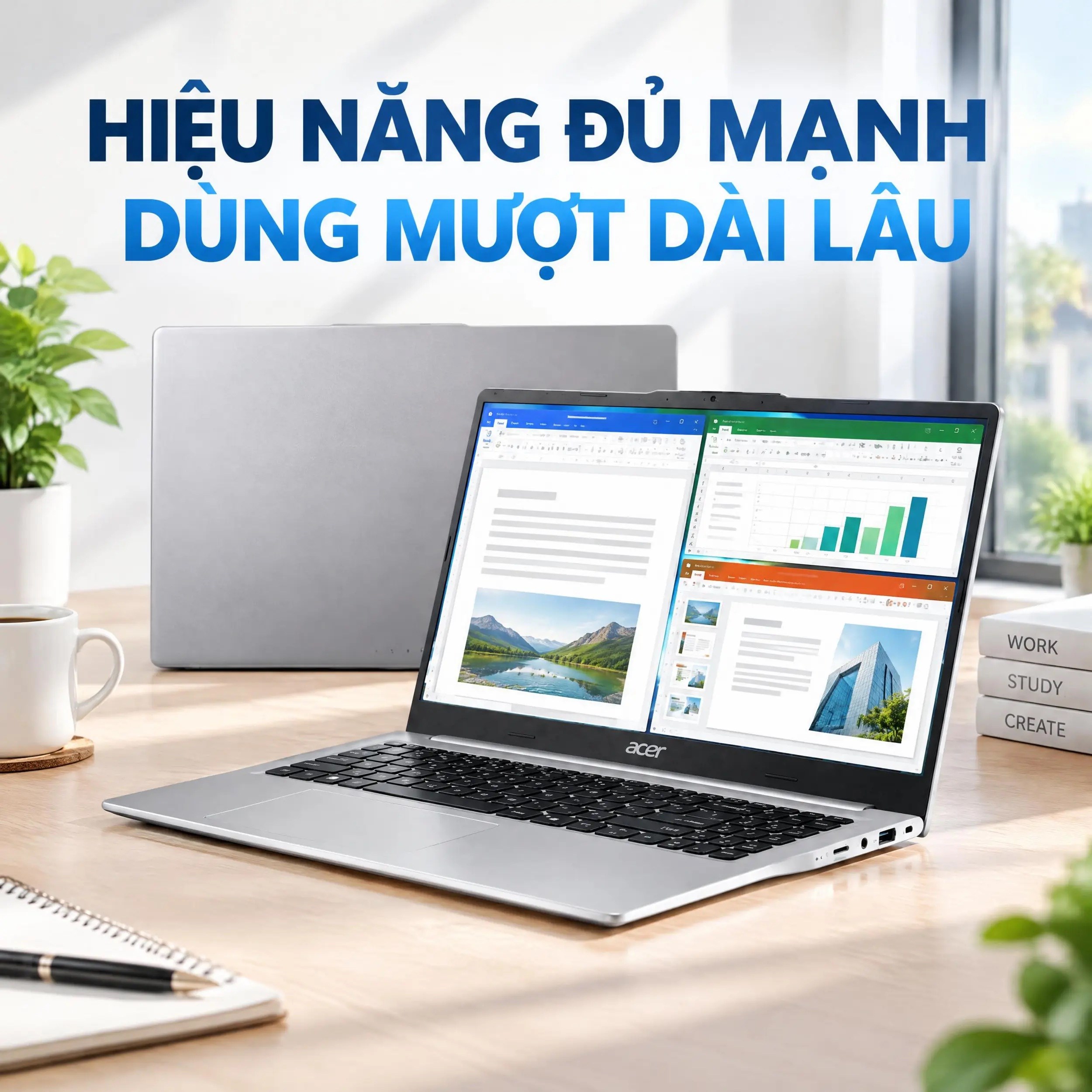 Laptop Acer Aspire Lite 15 AL15-49P-R6XX - NX.DRZSV.002 (R5 7430U, 8GB, 512GB, Full HD, Win11)