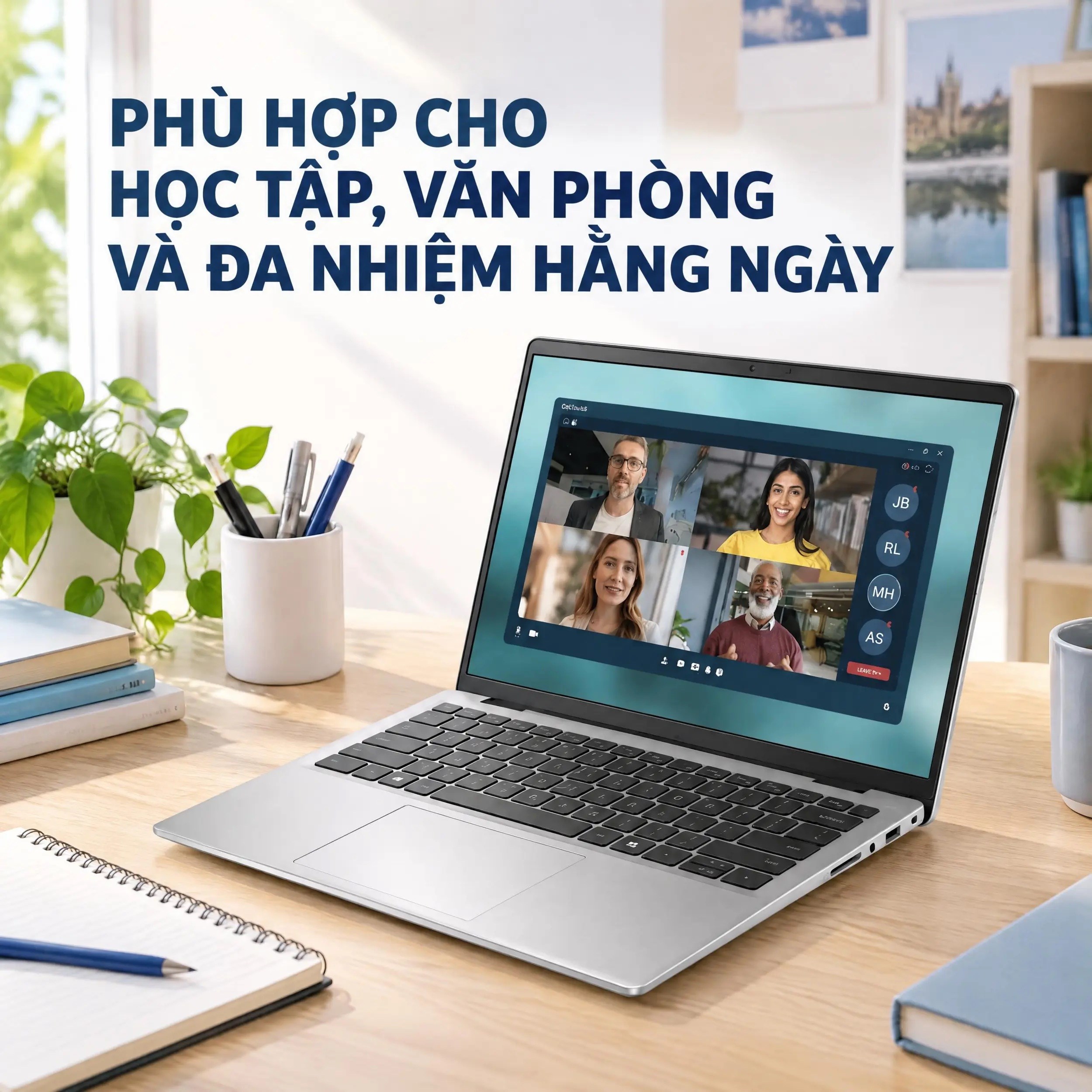 Laptop Dell 14 DC14250 - DC4C5375W1-2Y (Core 5 120U, 16GB, 512GB, Full HD, OfficeHS24+365, Win11)