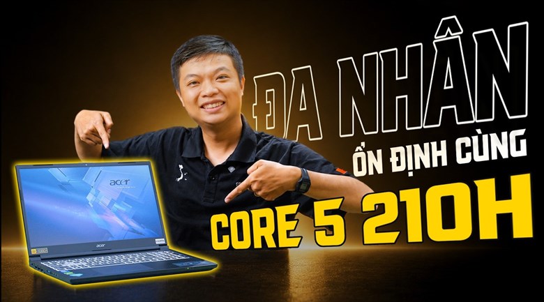 Laptop Acer Gaming Aspire 7 A715-59G-59RD - NH.DXUSV.001 (Core 5 210H, 16GB, 512GB, RTX 3050 4GB, Fulll HD 144Hz, Win11)