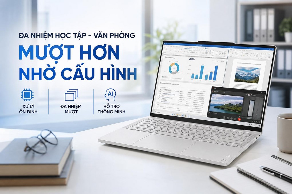 Laptop Lenovo Yoga Slim 7 Ultra 14IPH11 - 83QK0015VN (Ultra 7 355, 32GB, 1TB, WQXGA+ 120Hz, Cảm ứng, OfficeH24+365, Win11) - 2