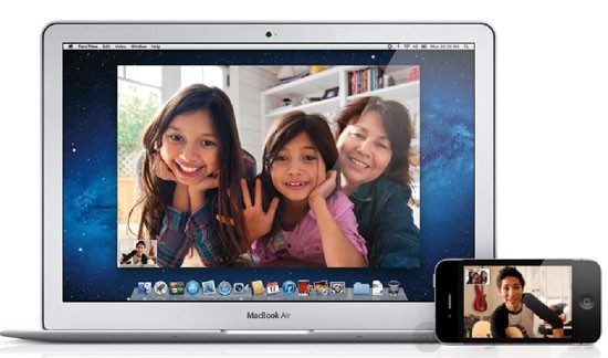 Camera Facetime trên Macbook Air MD232 cho chất lượng hình ảnh rất tốt 