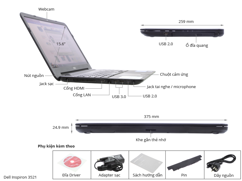 Dell Inspiron 3521 33214G50