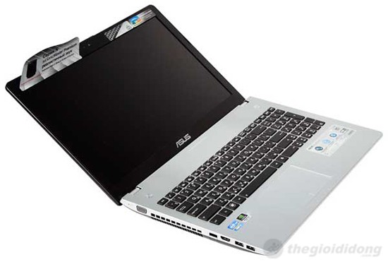 Asus N56VZ có kích thước rất mỏng