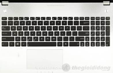 Bàn phím Asus N56VZ được thiết kế rất tiện dụng