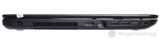 Dell Inspiron 3521 được trang bị nhiều cổng kết nối