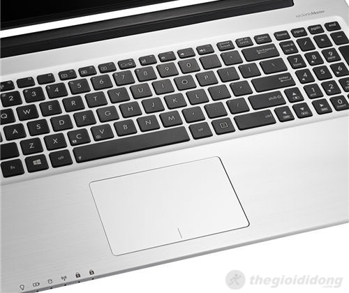 Asus K56CB khá thoải mái với bàn phím và Touchpad rộng Asus K56CB khá thoải mái với bàn phím và Touchpad rộng