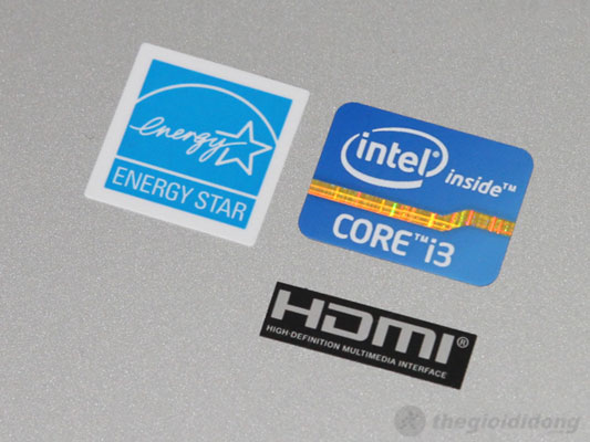 Tem chứng nhận của Intel thường thấy trên các sản phẩm laptop Tem chứng nhận của Intel trên Asus S300CA