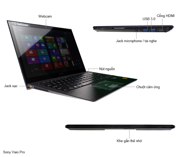 Sony Vaio Pro SVP11216SG 54204G128W8T